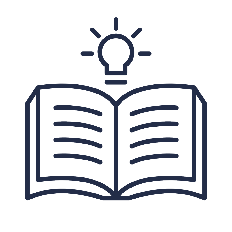 Decorative cartoon image of students